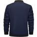 Magcomsen Men's Light Bomber Jacket | Thin Blouson for Summer | Casual Sporty Flyer with Multi Bags | 3XL Dark Blue - International Shipping Available - Buy Online on GoSupps.com