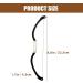 Hemoton 1 Set Arch Embroidery Eyebrow Ruler Eyebrow Ruler Tool Eyebrow Positioning Ruler Portable Pull Wire - Buy Online on GoSupps.com