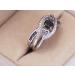 925 Sterling Silver Heart Amethyst Ring White Gold Plated with AAA Cubic Zirconia - Size 6 - Buy Online on GoSupps.com