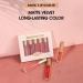 Allbesta Velvet Matte Lipstick Set - 5 Colors Waterproof Long Lasting Liquid Lipgloss for Vibrant Makeup - Buy Online on GoSupps.com