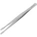 Flat Tweezers for PCB Soldering & Arc Welding | Alloyed Steel Long Handle Straight & Curved Design - Buy Online on GoSupps.com
