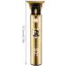 kawehiop Hair Shaver Professional Trimmer Low Noise Groomer Stainless Steel Portable Haircutting Hairstyling Supplies Gold - Buy Online on GoSupps.com