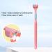 Yusseqdd Sensory Toothbrush for Gentle Dental Care | Triple Head Pink Toothbrush for Adults & Kids | Effective Oral Hygiene Tool - Buy Online on GoSupps.com