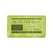The English Soap Company Take Care Wrapped Soap Bar Luxury 2% Tea Tree Soap Bar Moisturising and Soothing Soap Bar Soap Bar for Hands and Body Tea Tree Scent 190g