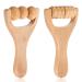 2-pack massage roller foot massage made of wood fascia rod body massage made of wood massage roller with handle for back legs neck shoulders