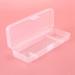 Liovitor 2 Pcs Double Storage Box for Men - Shaver Case & Accessories Transparent Plastic Holder - Ideal for Travel & Organization - Buy Online on GoSupps.com