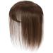Human Hair Toppers Clip In Crown Toppers Hair For Women Straight Toupee Part Wiglets Hairpieces (Light Brown 25 cm) - Buy Online on GoSupps.com