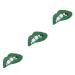 Tofficu 3pcs Sewing Patches Craft Patches Denim Dress for Women Multicolor Dress Tongue Subsidy Men's Lips Greenx3pcs mediumx3pcs