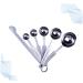 Zerodeko 6pcs Salt Measuring Mugs Handle Measuring Spoons & Cups Ingredient Jars Baking Measuring Spoon Coffee Measuring Liquid Measuring Cups Soup Serving Spoons Measure Coffee Spoon Scale 14.2*4.6CM Silver - Buy Online on GoSupps.com