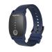 EmeTerm Explore FDA Cleared Mint Green Anti-Nausea Wristband IP67 Waterproof Morning Motion Travel Sickness Vomit Relief Rechargeable Classic Strap Design No Gel Drug Free Without Side Effects Navy Blue