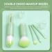 FOMIYES Portable Makeup Brush Set - Telescopic Kabuki & Blush Brush for Travel | Retractable Eyebrow Brush - Buy Online on GoSupps.com