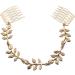 Wendalern Gold Leaf Hair Comb Hair Barrettes Dainty Hair Clips Alloy Chain Hair Accessories for Women Girls - Buy Online on GoSupps.com
