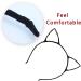 Fashion Cat Ear Headband Cute Headwear Headpiece Cat Ear Hair Hoop for Cosplay Anime Holiday Events Fancy Dress - Buy Online on GoSupps.com