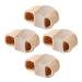Toe Separator 4pcs Bunions Toe Separators for Overlapping Women and Men 2 Bunion for First Two Plantar Fasciitis Night Splint 6X3.2CM