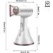 Cordless Hair Dryer 200W Low Power Cold&Hot Portable Wireless Rechargeable Hair Dryer for Art Painting Travel Camping - Buy Online on GoSupps.com