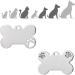 Personalized Bone-Shaped Pendants for Medium to Large Dogs & Cats - Custom Paw Engraving | Ibera Gifts - Buy Online on GoSupps.com