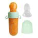 Pologmase Baby Food Bottle & Pacifier | Fresh Food Dispenser & Silicone Bags for Toddlers - Green - Buy Online on GoSupps.com