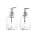250 ml of foam donors empty refillable pump pum make-up shampoo facial cleaner hand fluid foaming container DIY hand washing body washing 2 pieces