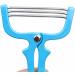 Handheld Facial Hair Epilator - Pain-Free Hair Removal for Eyebrows & Upper Lip | Smooth Skin Cleaner & Face Shaver | Portable Salon Home Beauty Tool - Blue - Buy Online on GoSupps.com