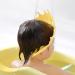 Kids Adjustable Baby Shower Cap - Yellow Bath Visor to Keep Water Out of Eyes and Ears - Buy Online on GoSupps.com
