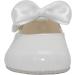 Baby Girls Pram Shoes: Soft Sole, Bow Button, Made in Britain - Size 1 UK Child (White) - Buy Online on GoSupps.com