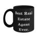 Brilliant Real estate agent Gifts Best Real Estate Agent Ever Birthday 11oz 15oz Mug For Real estate agent from Friends Unique real estate agent gifts Personalized real estate agent gifts Custom