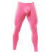 QiaTi Men's Long Johns Bottoms Long Johns Men Underwear 1# Pink XL