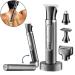 4 in 1 Rechargeable Men's Shaving Set - Back Razor Foldable Groomer & Nose Hair Trimmer | International Shipping - Buy Online on GoSupps.com