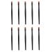 Lurrose make-up blushing 10 pieces concealer make-up brush small flat under eye brush eyelid shadow brush comestic tools for pr Zise color corrected eyes and forehead