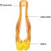 Finger Roller Massager for Stress Relief | Handheld Joint Massage Tool | Blood Circulation Aid (Yellow) - Buy Online on GoSupps.com