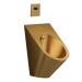 Men's Commercial Flushing Urinal Wall-Mounted Stainless Steel Urinal Vertical Toilet High-Efficiency Flushing Urinal for Commercial Public Toilets Gold-urinalplussensor urinalplussensor Gold