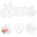 STOBOK Letter Stencil Alphabet Casting Mold Foot Charm White Crystal Mother Accessories White 19.7X9.2X1.6CM - Buy Online on GoSupps.com