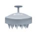 Heeta scalp massage brush for wet and dry hair Gently head massage brush shampoo hair brush with a soft silicone head for peeling and head massage-sky gray 03-hilk-gray