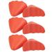 3 Pair Toe Inserts for Shoes Too Big Shoe Filler Insert Toe Cushion Fillers Make Shoes Fit Shoe Inserts for Women Men Half-Size Insoles for Loose Shoe Foam Toe Filler (Orange Round)