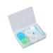 SOLUSTRE 2pcs Lens Case Lens Storage Lens Double Boxes Beautiful Double Boxes Pretty