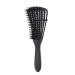 Discravilating hairbrush Afrohaarbrush Tangle Teaser hairbrush women's disordberry brush for curly hair afrostructured 3a to 4c wavy for long thick curly hair children black