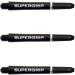 Art Attack Harrows Supergrip Tweenie Dart Shafts - Black & Silver (3 Sets) - Buy Online on GoSupps.com