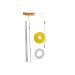 Photovoltaic Panel Cleaning Tool 4.5-12M Extendable Cleaner Conservatory Roof Window Glass Wall Photovoltaic Panel Cleaning Extendable Cleaner for Trucks Windows Washing 7.5M/24.6Ft