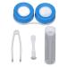 Dekaim Portable Contact Lens Box Kit Cute Duck Design Dustproof Etui for Women Ideal for Travel (Blue) - Buy Online on GoSupps.com