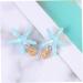 LALAFINA Bridal Barrettes Crystal Clipspearl Decoration Pearl Woman Small Fringe Blue Hairclips Mint Acrylic Lady Clip Clipsdiamond Party Headpieces - Buy Online on GoSupps.com