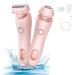 Tovmekdjn Epilator Painless Hair Removal Home 2 in 1 Electric Shaver Razors for Women Bikini Trimmer for Pubic Hair Wet & Dry A