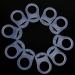 Tiuimk Transparent Silicone Pacifier Ring | Prevents Pacifier from Falling | Safe & Stylish Design for Babies - Buy Online on GoSupps.com