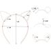 Womens Headband Kids Hair Ties Children Hair Hoop Cartoon Headband Cat Hairband Scrunchies for Women Cat Cosplay Headband Christmas Hairband Party Headband Animal Ear Women's picture 1 - Buy Online on GoSupps.com