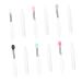 Balacoo 18 Pcs Silicone Lip Brush with Lid Silicone Lip Scrubber Silicone Lipstick Brush Silicone Lip Makeup Brush Rubber Exfoliator Brush Lip Balm Make up Lipstick Pen White