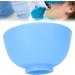 Ververt Touch Dental Stirring Bowl - Flexible Alginate Plaster Mixing Bowl for Dentists | 11.9 cm | White & Blue - Buy Online on GoSupps.com