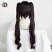 UWOWO Nekopara Chocola/Chocolate Cosplay Wig - 80cm Long Twin-Tail Hair | Matte Synthetic Heat Resistant Fiber | International Shipping - Buy Online on GoSupps.com