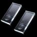 2-in-1 eyelash extension crystal palette glass false eyelash stand stand tray streaks tile holder for lashes glue nail art painting color toning glass board (2 pieces)