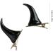 1 Pair Horn Hairpin Hot Girl Gospongy Hairclip Halloween Gospony Tail Braid Hair Clips For Women Hairpins Hairpins For Women Hairpins Daily Hairstyles Cute Devil Horn Pins white - Buy Online on GoSupps.com