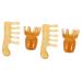 Tovinanna 4 pieces massage comb from resin muscle schaber head scalp scalp massager gua Sha comb tool facial massage device acupuncture massage device hair comb with wide toothing deep