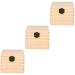 FOMIYES 3 STK storage box for essential oils organizer for storing jewelry gift wood storage Small storage boxes for handicrafts organizers H lzern